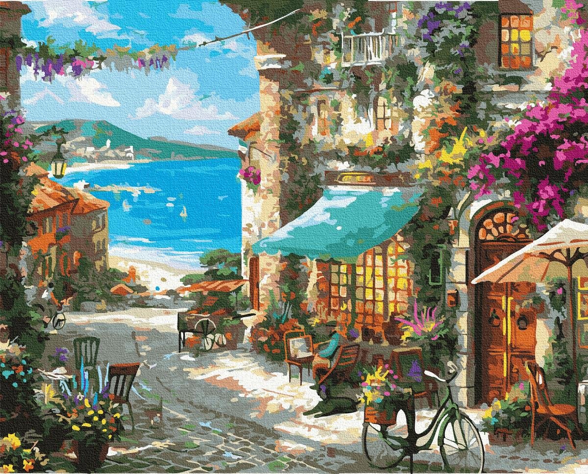 Malowanie Po Numerach 40x50cm Bez Ramy W oska Kawiarnia Twoje Hobby malowanie-po-numerach-40x50cm-bez-ramy-w-oska-kawiarnia-twoje-hobby