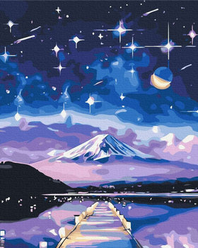 Malowanie po numerach 40x50cm Gwiaździsta noc nad Fujiyama - Twoje Hobby