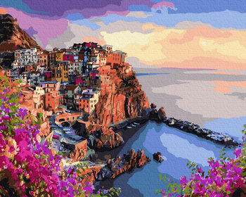 Malowanie po numerach 40x50cm Jasne kolory Sycylii - Twoje Hobby
