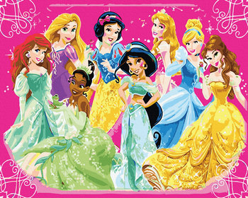 Malowanie po numerach 40x50cm Księżniczki Disneya / Twoje Hobby - Twoje Hobby