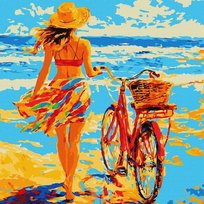 Malowanie po numerach - Blisko molo 40x40cm