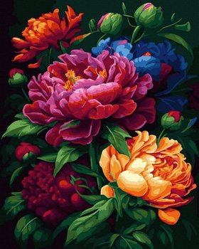 Malowanie po numerach czarne płótno - Kolorowe... - Inna marka