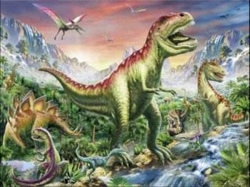 Malowanie po numerach Dinozaur T-Rex 40 x 50 6179 - Norimpex