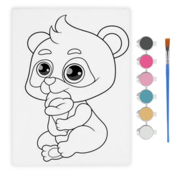 Malowanie Po Numerach Dla Dzieci Obrazek Do Malowania Kolorowanka Koala - Artmaker
