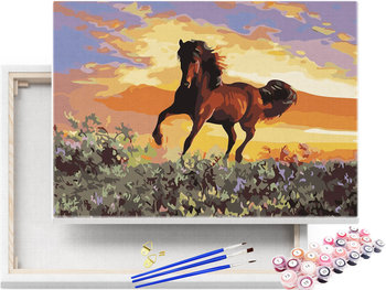 Malowanie po Numerach Dziki Koń na Wolności / beliart