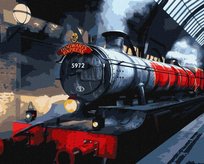 MALOWANIE PO NUMERACH, IDEYKA, 40X50CM, HARRY POTTER-HOGWARTS EXPRESS,1SZT