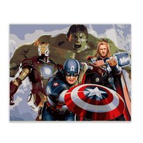 Malowanie Po Numerach - Marvel 50 x 40 cm
