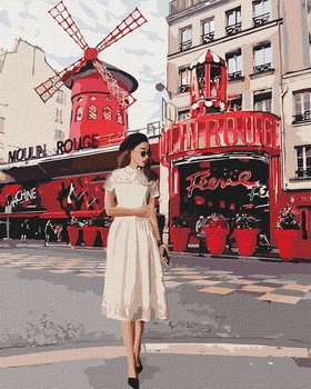 Malowanie po numerach. "Moulin Rouge" 40х50cm - Ideyka