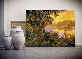 Malowanie po numerach - Nad jeziorem 50 X 40 cm - ArtOnly