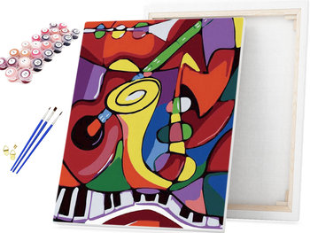 Malowanie po numerach Świat muzyki Picasso 40x50cm / beliart