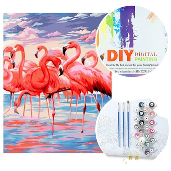 Malowanie Po Numerach W6514 Flamingi - Inna marka