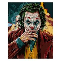 MALOWANIE PO NUMERACH Z RAMĄ Obrazy do malowania  - Joker w kamizelce 40 x 50 cm