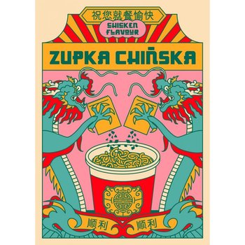 MALOWANIE PO NUMERACH Z RAMĄ Obrazy do malowania - Zupka Chińska 40x50 cm - nerd hunters