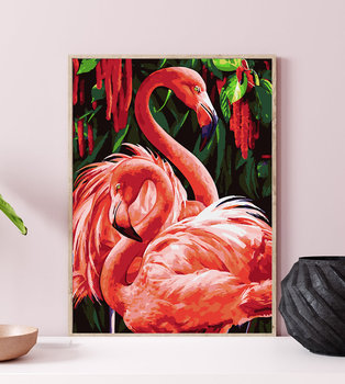 MALOWANIE PO NUMERACH Zakochane Flamingi - Lepetit Art