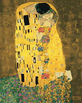 Malowanie po numerach zestaw ARTIMENTO 40x50 na blejtramie, Pocałunek. G. Klimt - Artimento