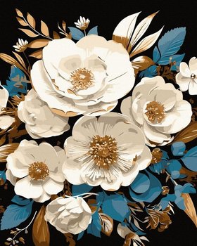 Malowanie po numerach + złota farba - Biała... - Inna marka