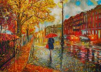 Malowanie po numerkach Parasolka