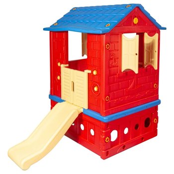 Małpiszon, domek dla dzieci King 106×90 cm czerwony - King Kids