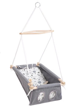 Małpiszon, Huśtawka dla niemowlaka Baby Grey Space - Małpiszon