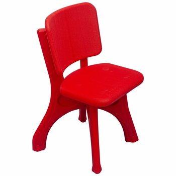 Małpiszon, krzesełko dla dziecka plastikowe Fruit czerwony - King Kids