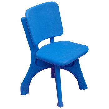 Małpiszon, krzesełko dla dziecka plastikowe Fruit niebieski - King Kids