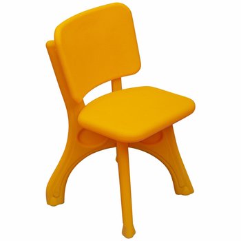 Małpiszon, krzesełko dla dziecka plastikowe Fruit żółty - King Kids