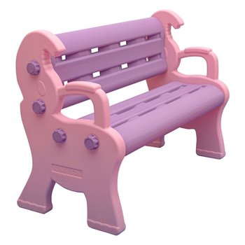 Małpiszon, ławka King różowo-fioletowy - King Kids