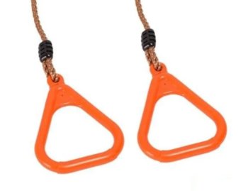 Małpiszon, obręcze plastikowe trójkątne pomarańczowe - Małpiszon