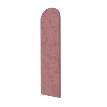 Małpiszon, panel ścienny tapicerowany 30x115 cm - różowy - Małpiszon