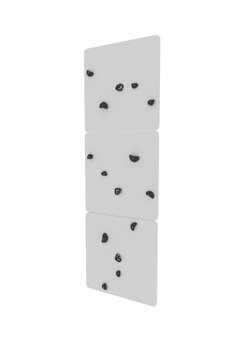 Małpiszon, Ścianka wspinaczkowa, biały, 2.5x75x225 cm - Małpiszon