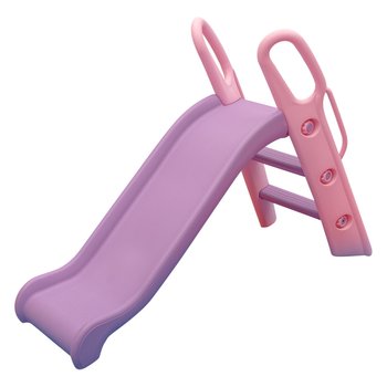 Małpiszon, zjeżdżalnia plastikowa King różowo-fioletowa - King Kids