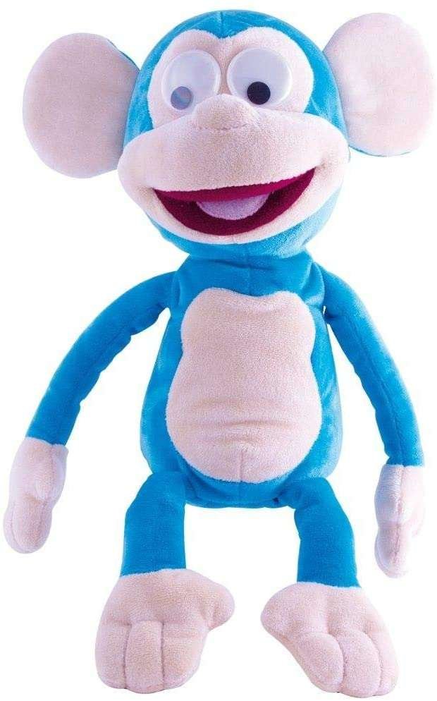Zdjęcia - Maskotka IMC Toys Małpka Chichocząca niebieska  Furfis Funny Monkey 