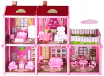 Malplay, Domek Dla Lalek Villa Z Mebelkami I Lalką 44Cm