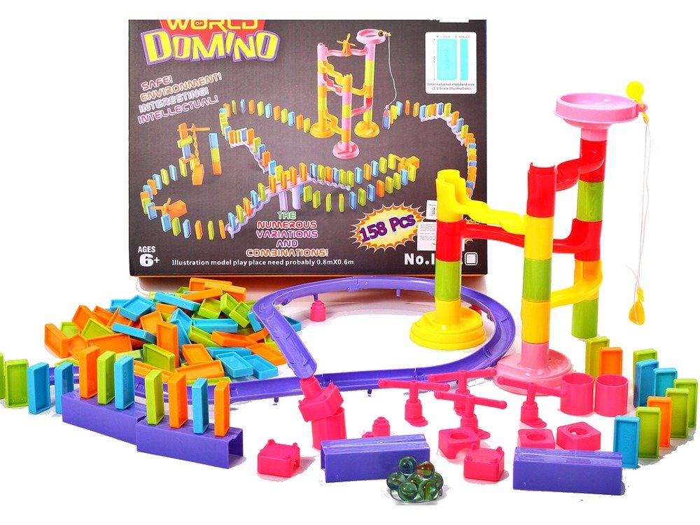 MalPlay, domino Tor przeszkód dla kulek, gra planszowa