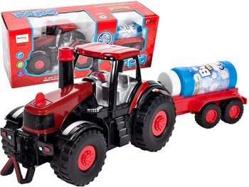 MalPlay, traktor z przyczepą puszczający bańki mydlane - MalPlay