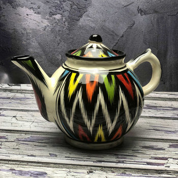 Mały czajnik ceramiczny ręcznie zdobiony „Kalejdoskop myśli” pojemność 1000ml - Inny producent