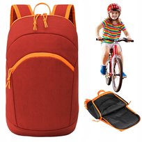 Mały czerwony plecak lekki sportowy na rower spacer wodę klucze i telefon wowbag