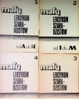 Mały leksykon szaradzistów Tom 1 do 4 Opracowanie zbiorowe