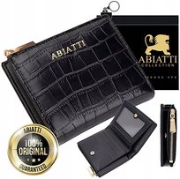 Mały Portfel Damski Antykradzieżowy Ochrona Kart Rfid Na Zamek Portmonetka