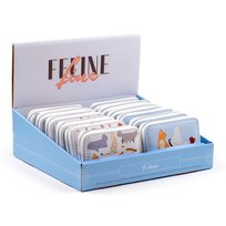 Mały portfel zapinany na zamek - Feline Fine Cats Puckator