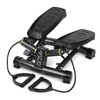 Mały stepper skrętny z linkami do ćwiczeń fitness 4FIZJO PRO 2w1 4FIZJO