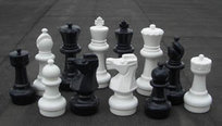 Mały Zestaw Szachów Ogrodowych (Król 30 Cm) Gra planszowa Sunrise Chess & Games