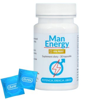 Man Energy Tabletki Libido  Poziom Testosteronu, 30 kaps. - VITAL PROJEKT