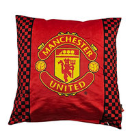 MANCHESTER UNITED POSZEWKA na poduszkę  JAŚKA 40  X 40 cm  VELVET