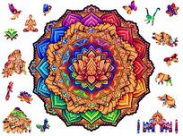 Mandala Kwiat Lotosu L