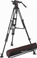 Manfrotto Zestaw statyw Twin Alu z głowicą 612 - środkowa rozpórka, torba MANFROTTO