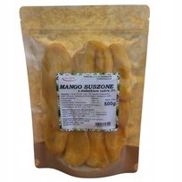 Mango suszone GRUBE mięsiste plastry 500g 3 % cukru ZDROWA PRZEKĄSKA AGNEX