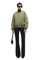 MANGO WOMAN KURTKA BOMBER KHAKI Z ZAMKIEM I KIESZENIAMI M 5FA MANGO