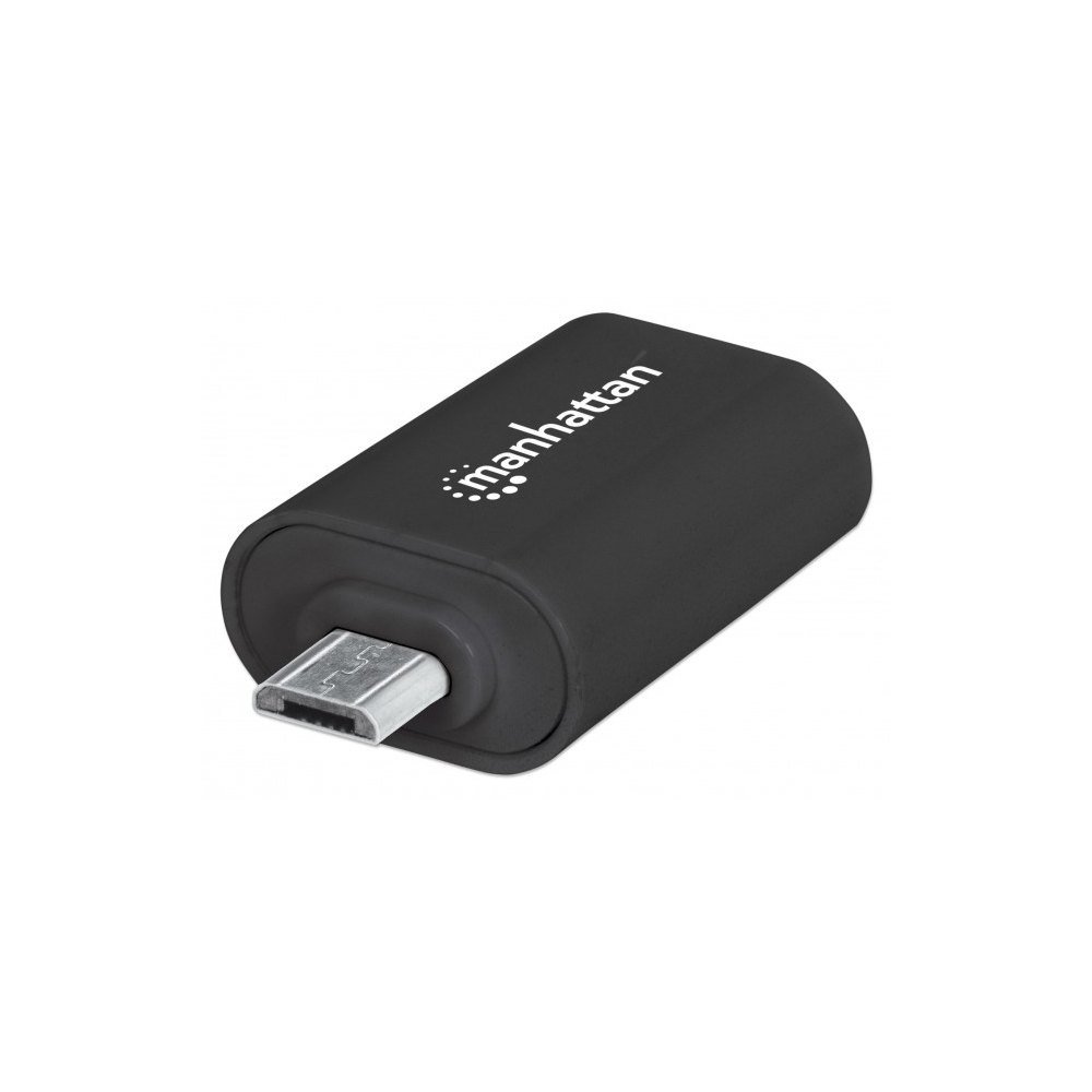 Фото - Кардридер / USB-хаб MANHATTAN Adapter USB 2.0 OTG Micro-B / USB-A M/F imPORT 