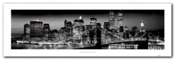 Manhattan plakat obraz 95x33cm - Wizard+Genius
